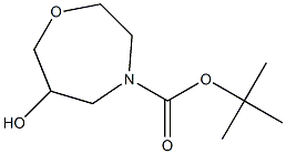 4 - BOC - [1,4]氧杂氮杂环庚烷-6 - 羟基 结构式