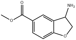 METHYL 3-AMINO-2,3-DIHYDRO-1-BENZOFURAN-5-CARBOXYLATE Structure