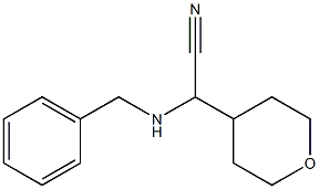 2-(benzylamino)-2-(oxan-4-yl)acetonitrile Structure