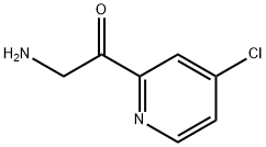 2-氨基1-(4 -氯- 2 -吡啶基乙酮,1278596-14-7,结构式