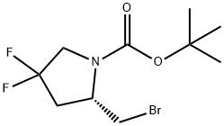 tert-butyl (2S)-2-(bromomethyl)-4,4-difluoropyrrolidine-1-carboxylate|tert-butyl (2S)-2-(bromomethyl)-4,4-difluoropyrrolidine-1-carboxylate
