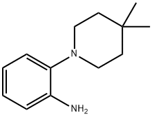 2-(4,4-二甲基-1-哌啶基)苯胺, 1280642-23-0, 结构式