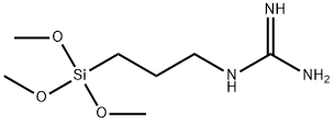 1-[3-(トリメトキシシリル)プロピル]グアニジン 化学構造式