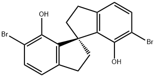 (R)-6,6'-Dibromo-2,2',3,3'-tetrahydro-1,1'-spirobi[1H-indene]-7,7'-diol,99%e.e.|(R)-6,6'-DIBROMO-2,2',3,3'-TETRAHYDRO-1,1'-SPIROBI[1H-INDENE]-7,7'-DIOL