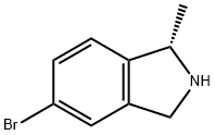 (S)-5-Bromo-1-methyl-2,3-dihydro-1H-isoindole Struktur