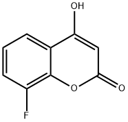 8-Fluoro-4-hydroxy-2H-chromen-2-one Structure