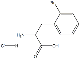 DL-Phenylalanine, 2-bromo-, hydrochloride
 Structure