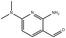 2-amino-6-(dimethylamino)nicotinaldehyde Structure