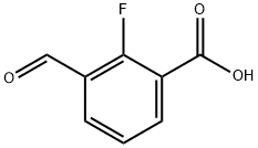 2-Fluoro-3-formylbenzoic acid Structure