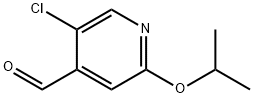 5-Chloro-2-isopropoxyisonicotinaldehyde Struktur