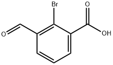 2-Bromo-3-formyl-benzoic acid Structure