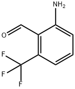 2-氨基-6-三氟甲基苯甲醛 结构式