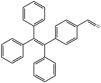 4-(1,2,2-triphenylvinyl)benzaldehyde Struktur