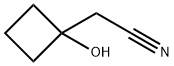 2-(1-Hydroxycyclobutyl)acetonitrile Structure
