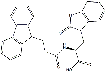 FMOC-S-2,3-二氢-2-氧杂色氨酸, 1290040-14-0, 结构式