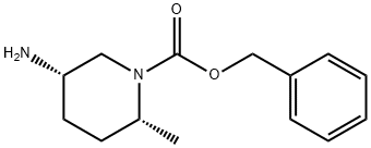 benzyl (2R,5S)-5-amino-2-methylpiperidine-1-carboxylate Struktur