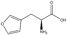 S-3-呋喃基丙氨酸 结构式