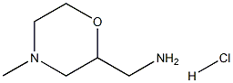1-(4-Methyl-2-morpholinyl)methanamine hydrochloride Struktur