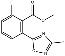 methyl 2-fluoro-6-(3-methyl-1,2,4-oxadiazol-5-yl)benzoate