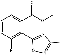 methyl 3-fluoro-2-(3-methyl-1,2,4-oxadiazol-5-yl)benzoate