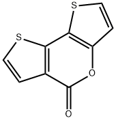 5H-dithieno[3,2-b:2',3'-d]pyran-5-one 化学構造式