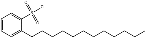2-Dodecylbenzene-1-sulfonyl chloride Struktur