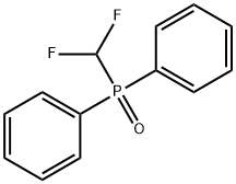 Difluoromethyldiphenylphosphine Oxide Structure
