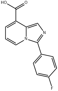 3-(4-Fluorophenyl)imidazo[1,5-a]pyridine-8-carboxylic acid Structure