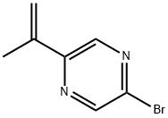 2-bromo-5-(prop-1-en-2-yl)pyrazine 结构式