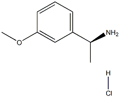 (S)-1-(3-甲氧基苯基)乙胺盐酸盐,1304771-27-4,结构式