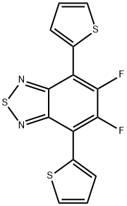 5,6-difluoro-4,7-di(thiophen-2-yl)benzo[c][1,2,5]thiadiazole Struktur
