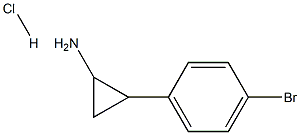 2-(4-溴苯基)环丙胺盐酸盐, 1306604-68-1, 结构式