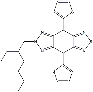 4,8-bis(thiophen-2-yl)-6-(2-ethylhexyl)-[1,2,5]thiadiazolo[3,4-f]benzotriazole Structure