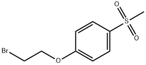 1-(2-溴乙氧基)-4-甲磺酰基苯, 130840-21-0, 结构式