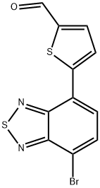 5-(7-bromobenzo[c][1,2,5]thiadiazol-4-yl)thiophene-2-carbaldehyde Struktur