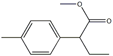 methyl 2-p-tolylbutanoate Struktur