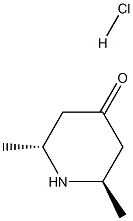 反式-2,6-二甲基哌啶4-酮盐酸盐,1311160-86-7,结构式