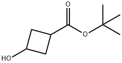 tert-butyl 3-hydroxycyclobutanecarboxylate Structure