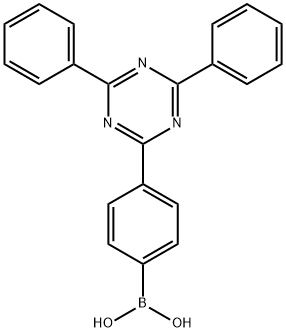 (4-(4,6-diphenyl-1,3,5-triazin-2-yl)phenyl)boronic acid Structure