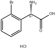 (S)-2-Amino-2-(2-bromophenyl)acetic acid hydrochloride Struktur