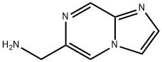 imidazo[1,2-a]pyrazin-6-ylmethanamine 化学構造式