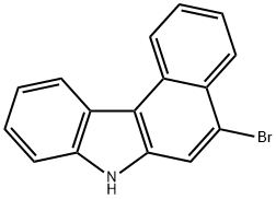 5-ブロモ-7H-ベンゾ[c]カルバゾール 化学構造式