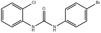 1-(4-BROMOPHENYL)-3-(2-CHLOROPHENYL)UREA Struktur