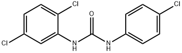 1-(4-CHLOROPHENYL)-3-(2,5-DICHLOROPHENYL)UREA 化学構造式