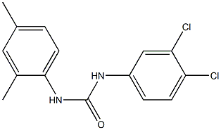 1-(3,4-DICHLOROPHENYL)-3-(2,4-XYLYL)UREA 化学構造式