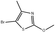 5-溴-2-甲氧基-4-甲基噻唑 结构式