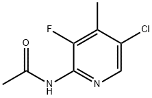 N-(5-Chloro-3-fluoro-4-methylpyridin-2-yl)acetamide Struktur