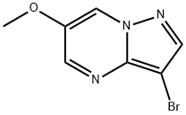 3-bromo-6-methoxypyrazolo[1,5-a]pyrimidine Struktur