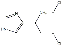 1-(1H-イミダゾール-4-イル)エタンアミン2塩酸塩 化学構造式
