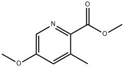 5-甲氧基-3-甲基-2-吡啶甲酸甲酯, 1315361-13-7, 结构式